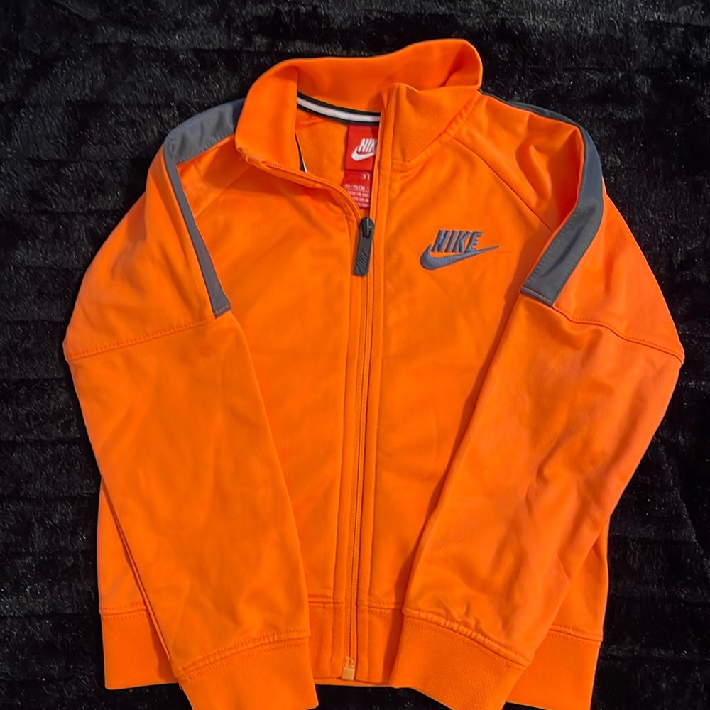 Light weight Nike orange jacket size 3T